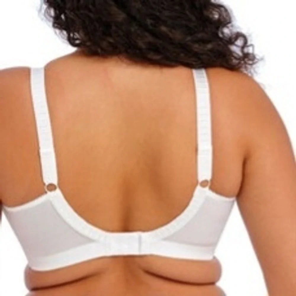 Elomi Cate EL4030WHE Full Cup Support Bra White Underwire US 36L‎
